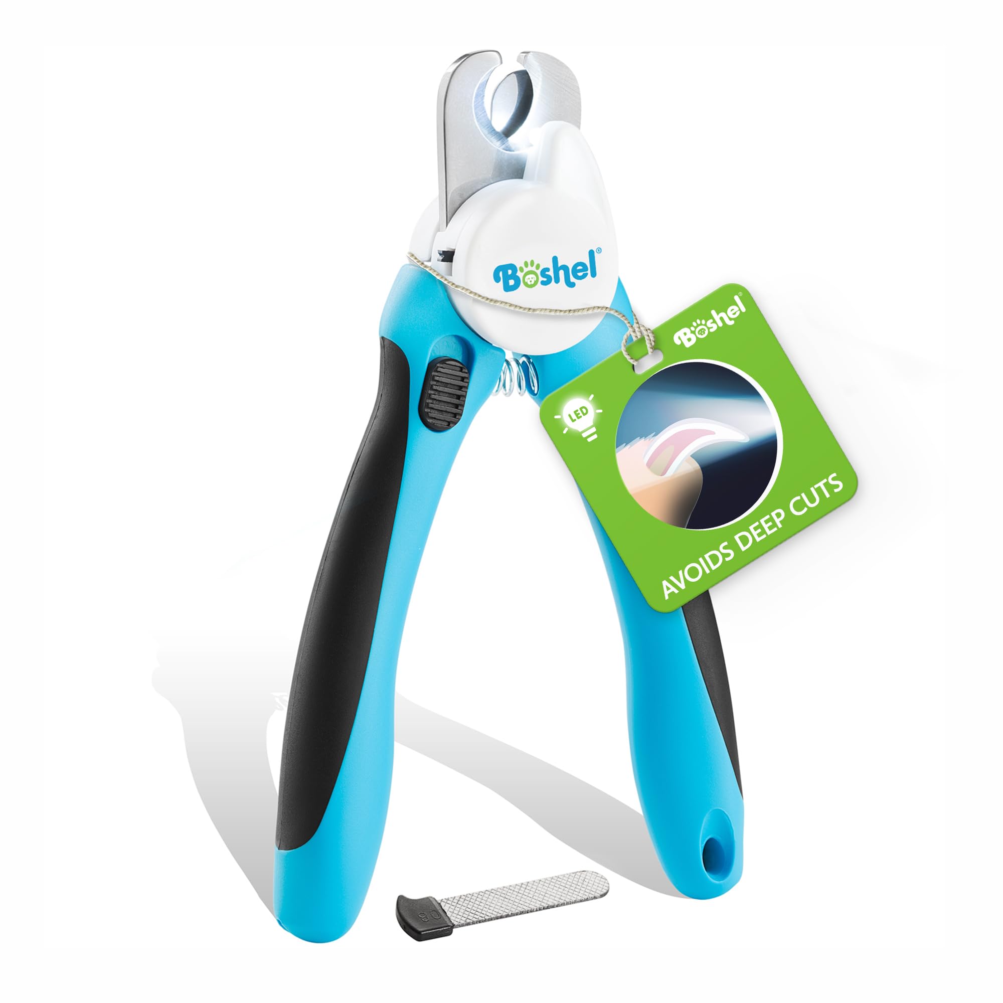BOSHEL LED Dog Nail Trimmers Large Dog Nail Clippers